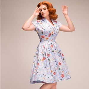Pinup Couture Dapper Dress SMALL